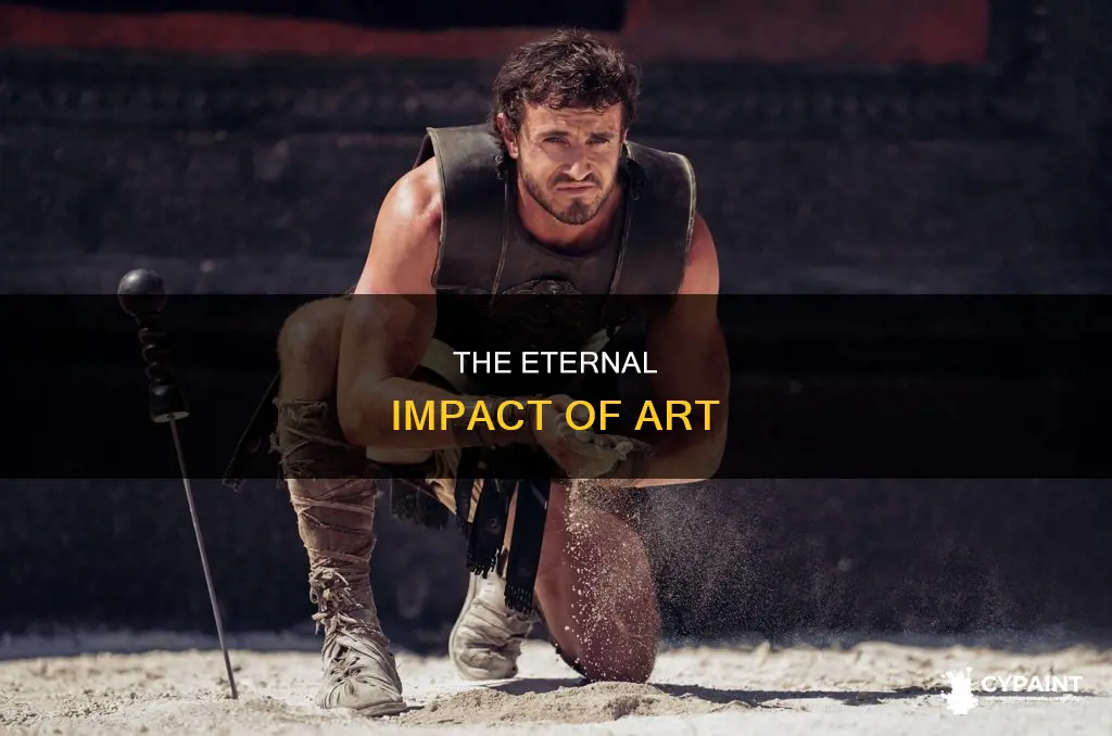 what we do in life echoes in eternity painting