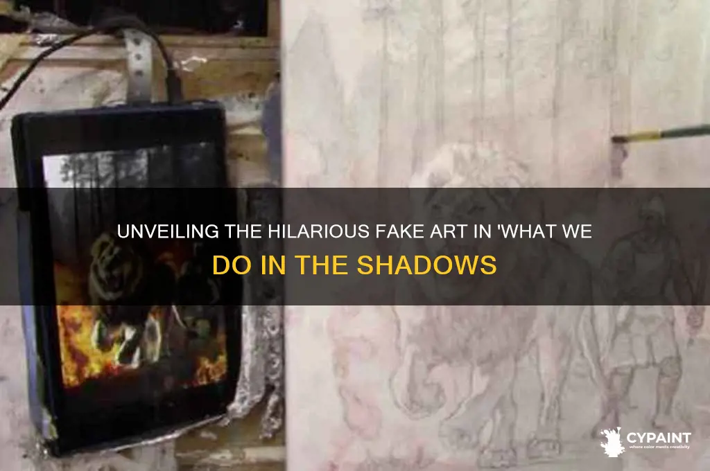 what we do in the shadows fake paintings