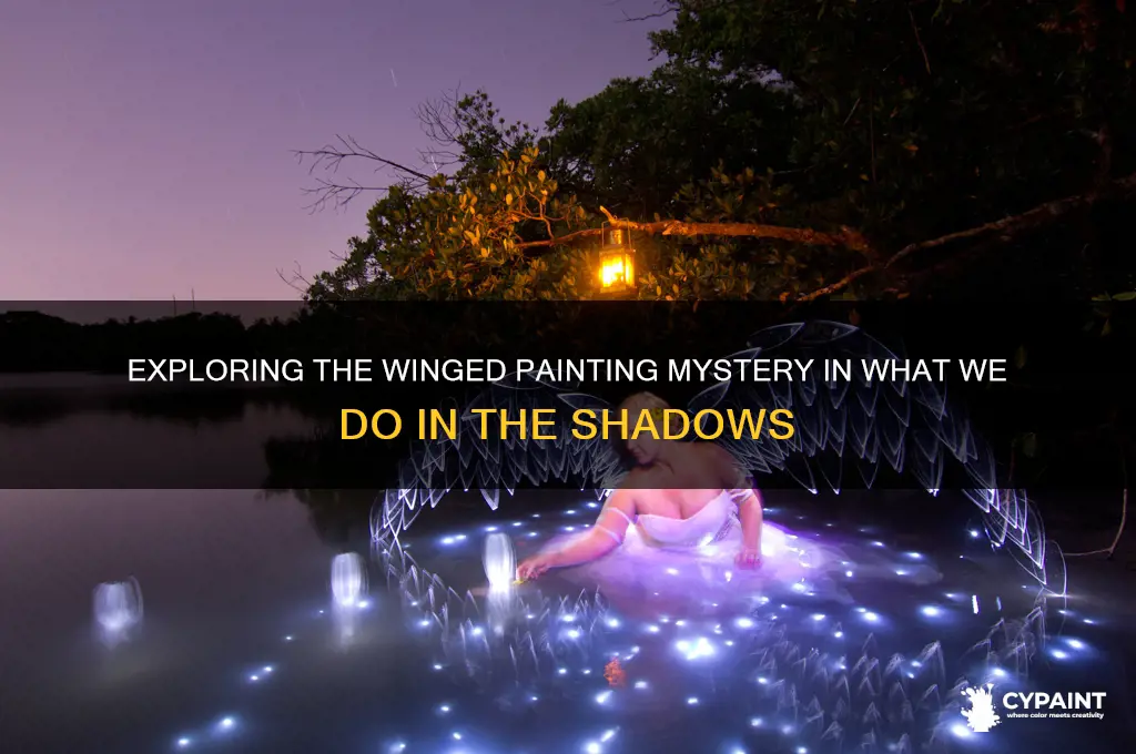 what we do in the shadows winged painting