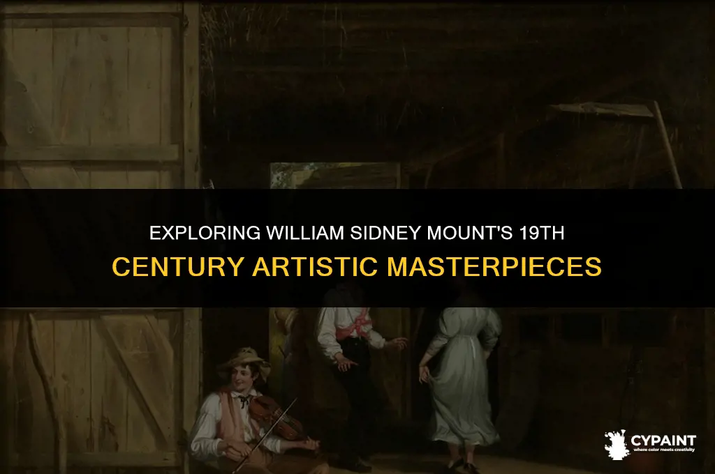 what were some of william sidney mount 19th century paintings
