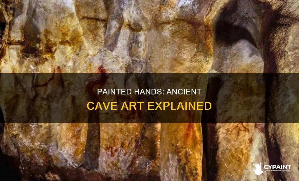 what were the painted hands on the cave paintings