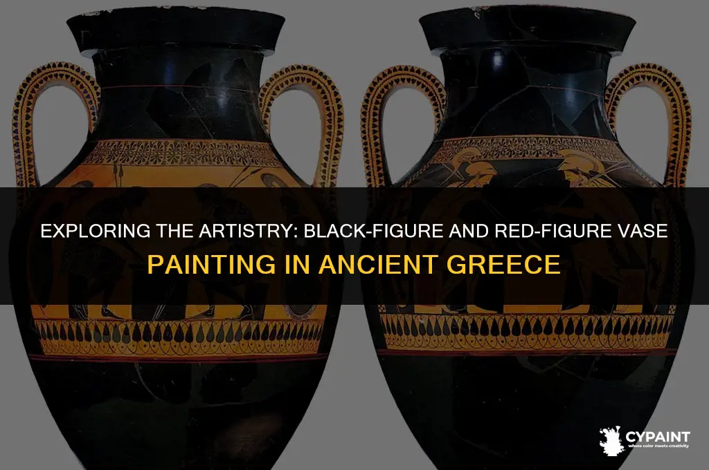what were the two main types of greece vase painting