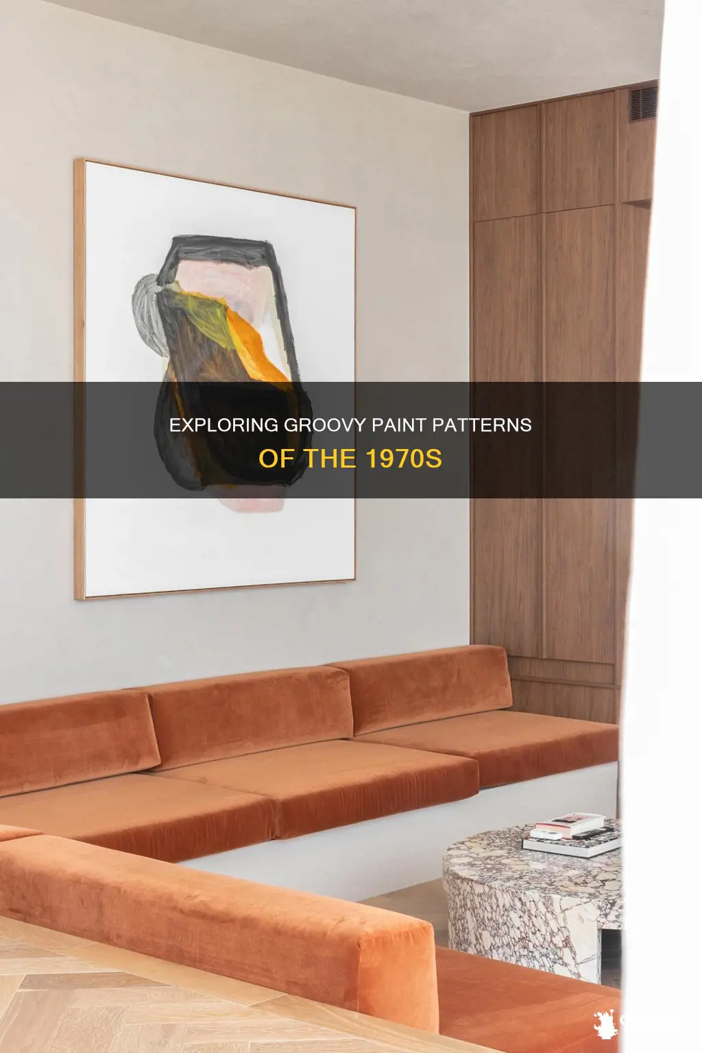 what were trendy paint patterns in the 1970