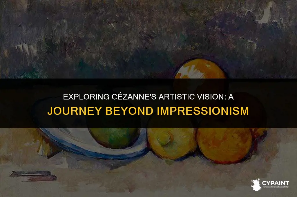 what what did cezanne aim to do in his paintings