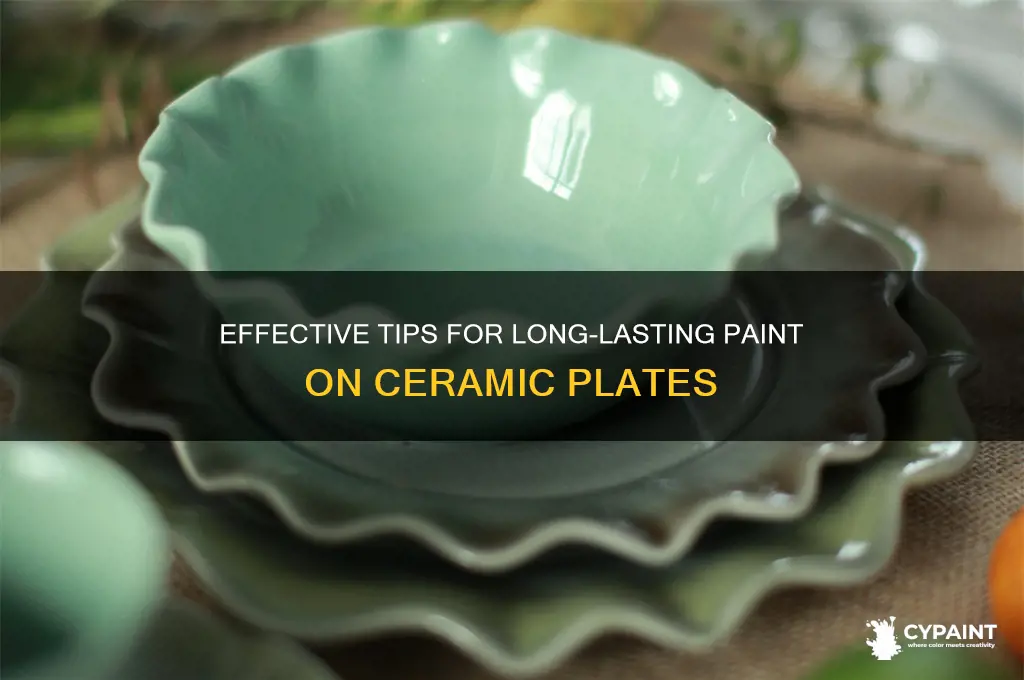 what works great for keeping paint on plates