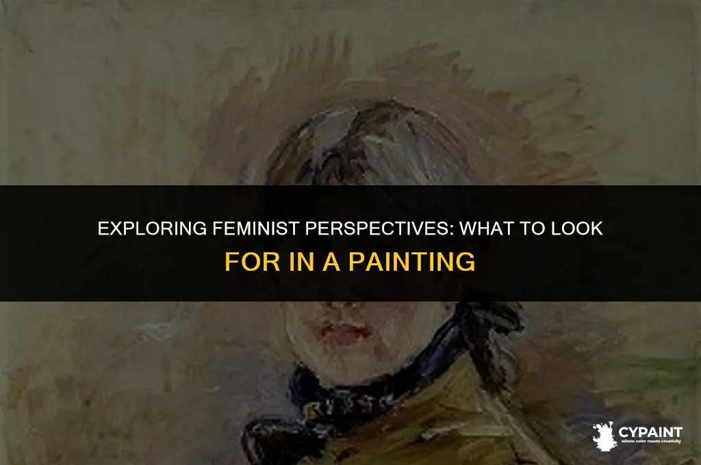 what would a feminist be looking for in a painting