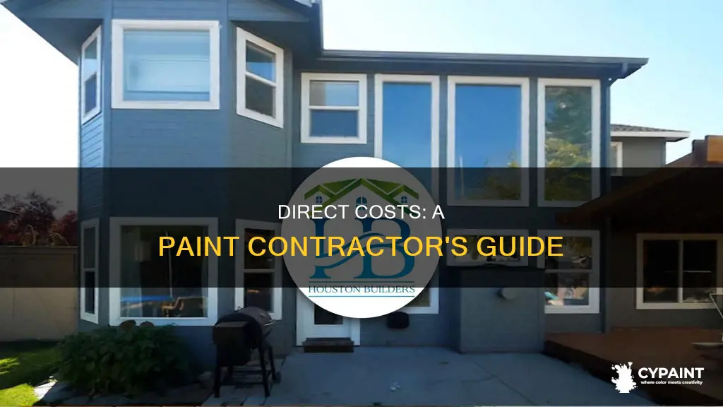 what would be direct costs for a paint contractor