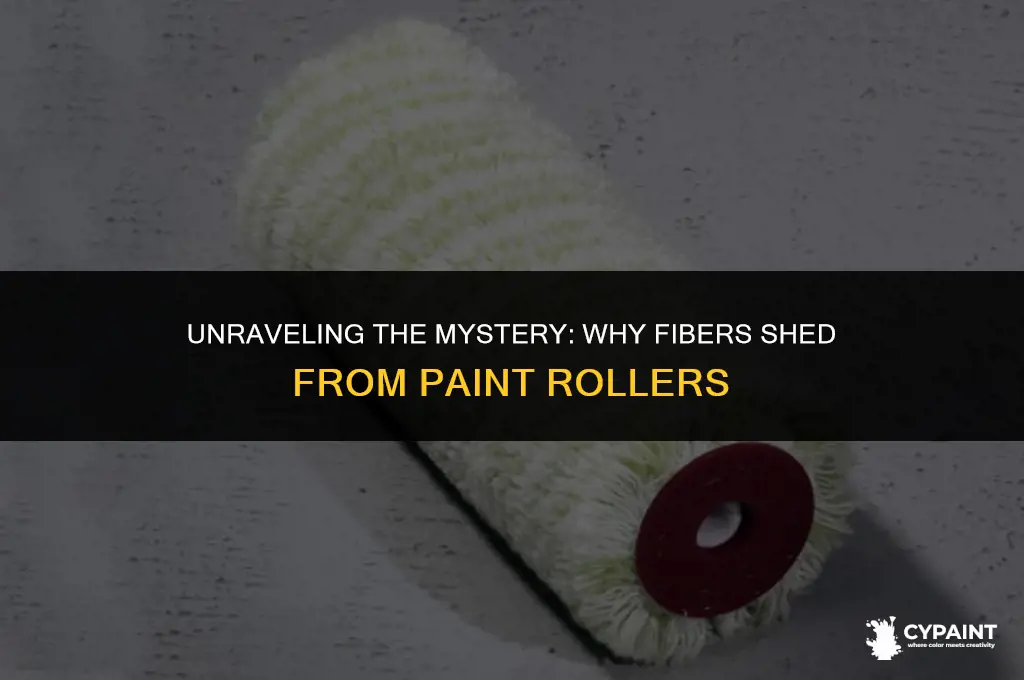what would cause fibers to come off of paint rollers