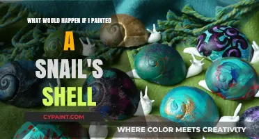 Transforming Nature's Canvas: The Artful Consequences of Painting a Snail's Shell