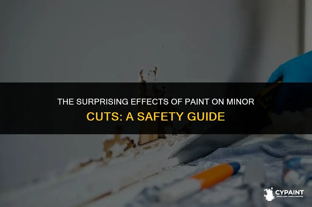 what would happen if i put paint in my cut