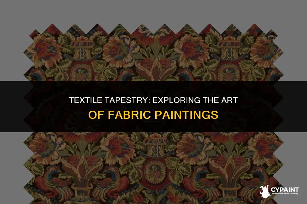 what would you call a painting made out of fabric