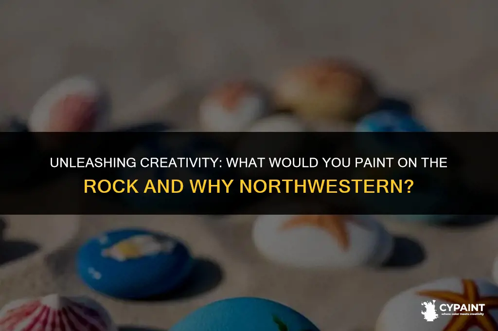 what would you paint on the rock and why northwestern