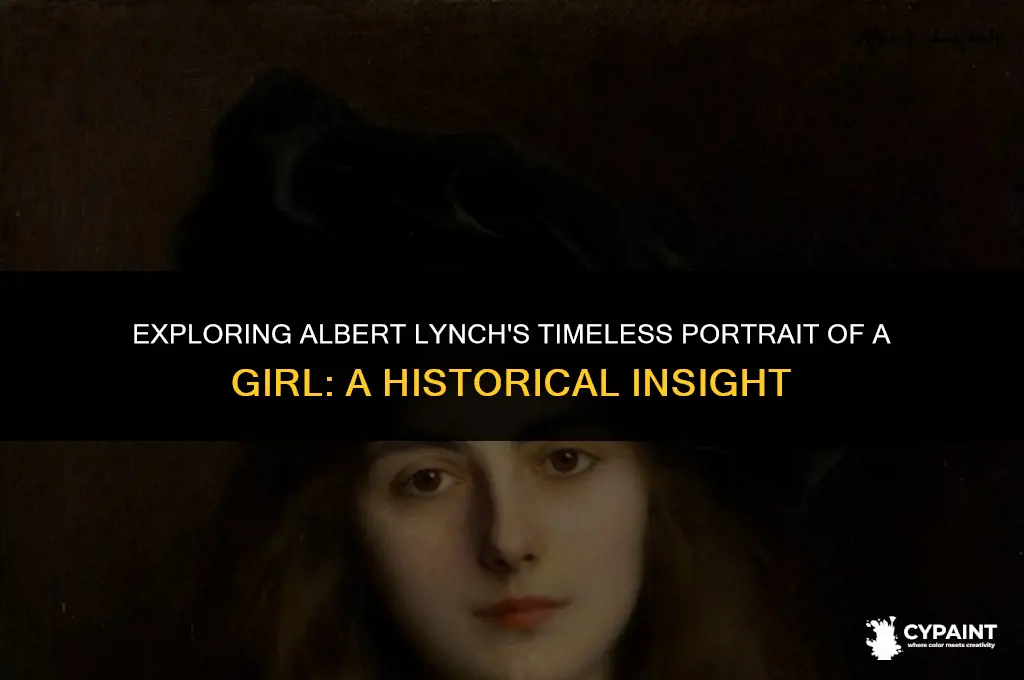 what year did albert lynch painter portrait of a girl