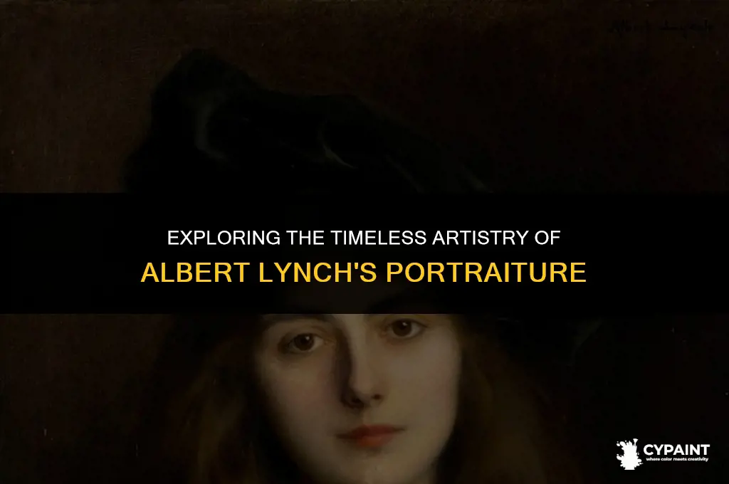 what year did albery lynch paint portriat of a girl