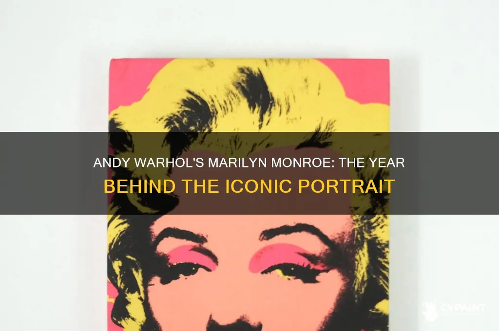 what year did andy warhol paint marilyn monroe
