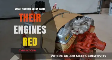 When Did Chevy Start Painting Their Engines Red?