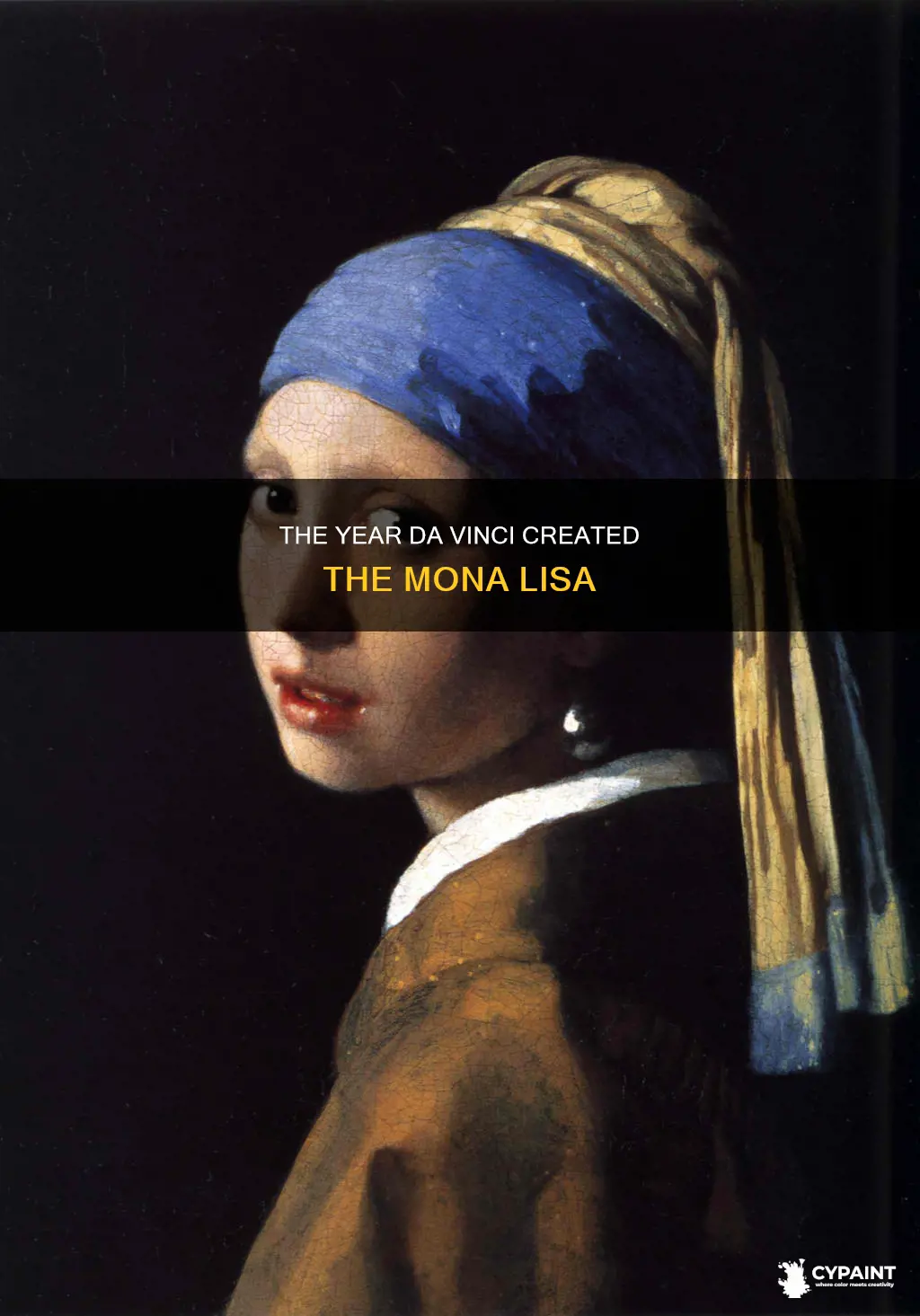 what year did da vinci paint the mona lisa