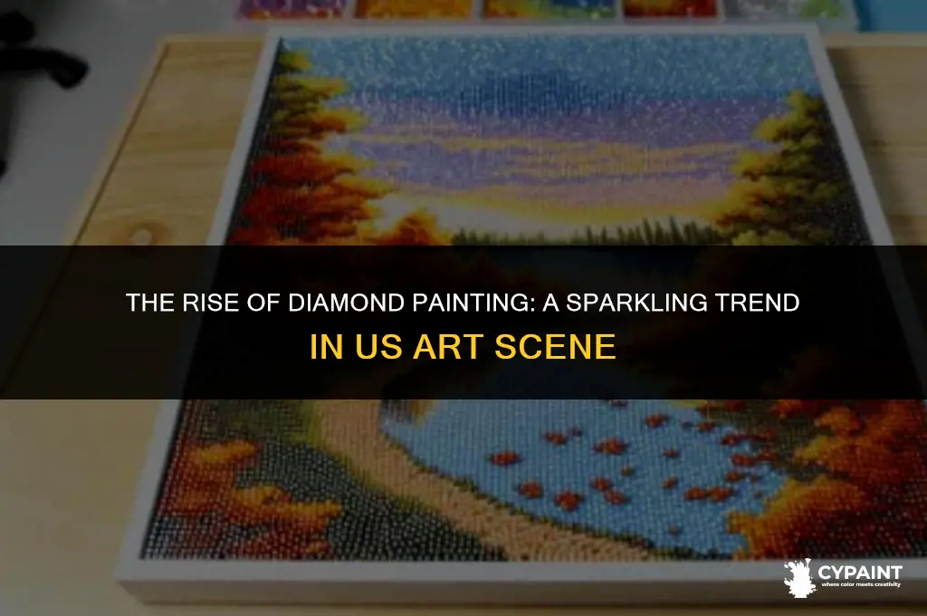 what year did diamond painting become popular in united states