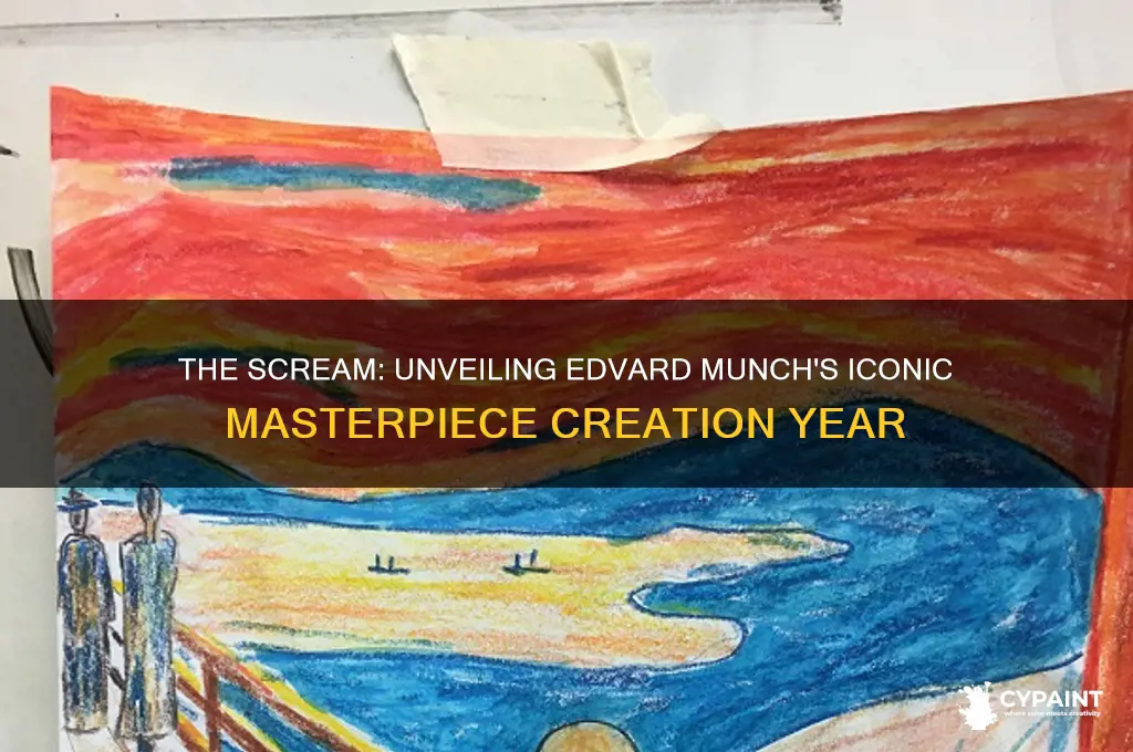 what year did edvard munch paint the scream