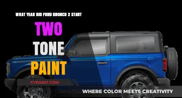 Ford Bronco II: The Year Two-Tone Paint Became Iconic