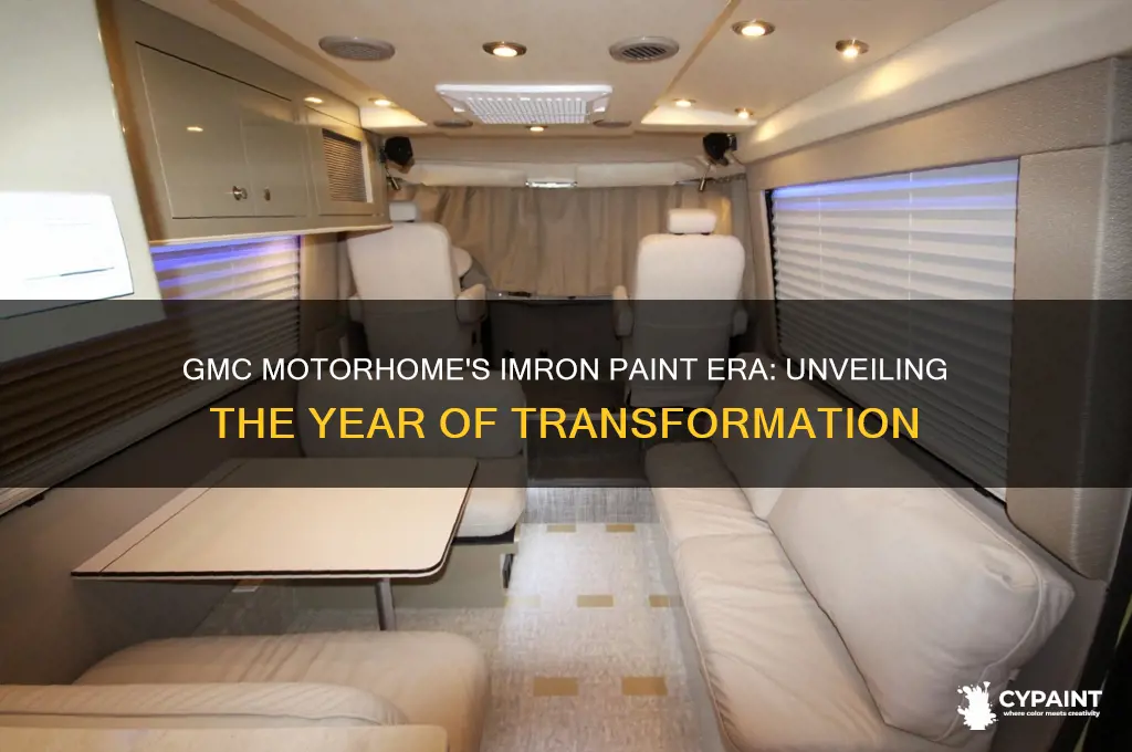 what year did gmc motorhome have imron paint
