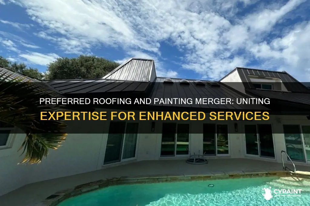 what year did preferred roofing merge with painting