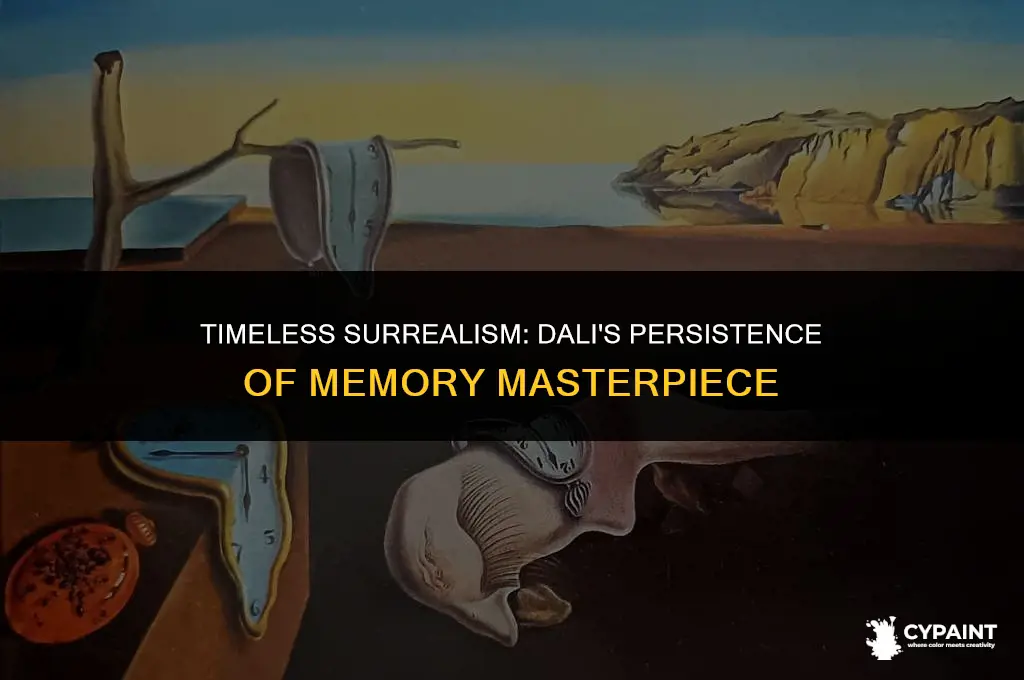 what year did salvador dali paint the persistence of memory