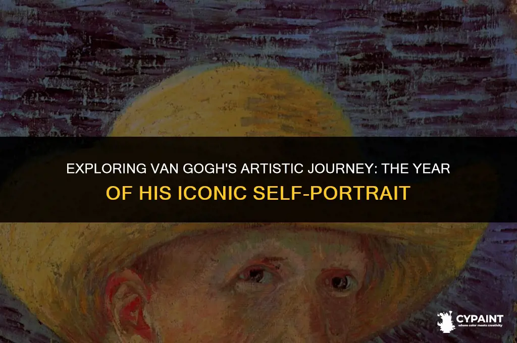 what year did vincent van gogh paint a self portrait
