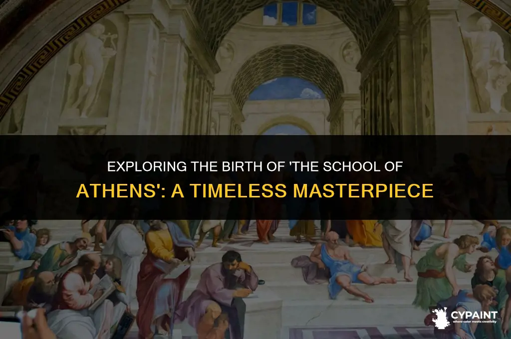 what year the painting of the school of athens painted
