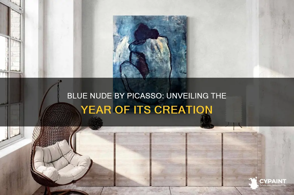 what year was blue nude painted by picasso