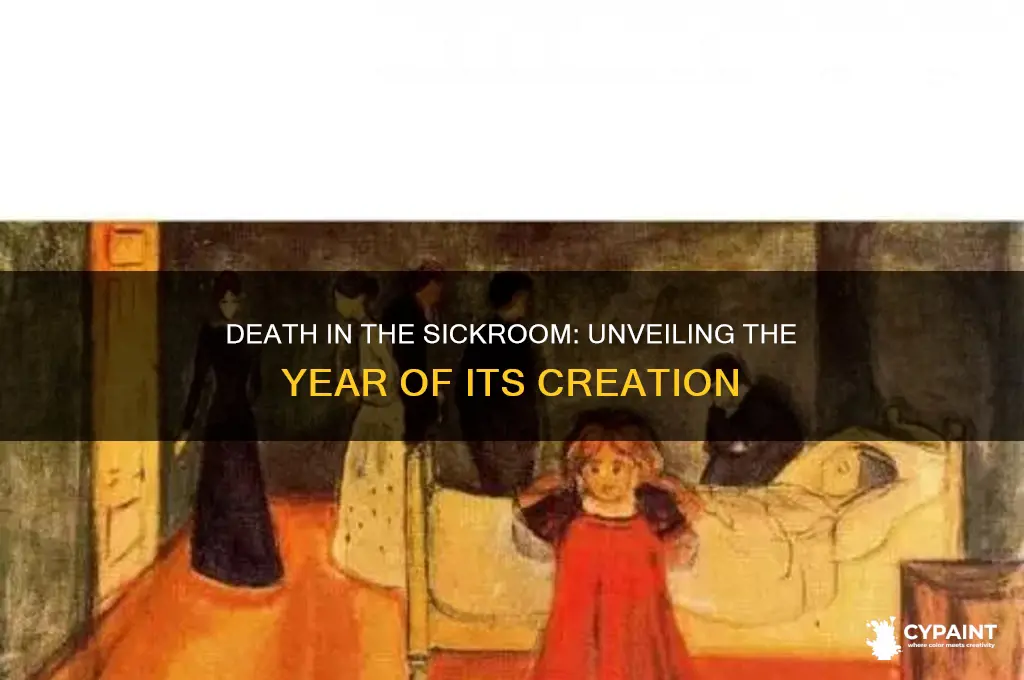 what year was death in the sickroom painted