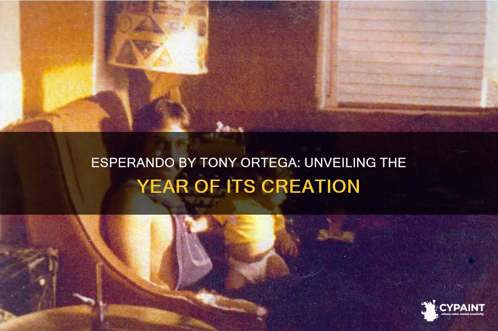 what year was esperando by tony ortega painted