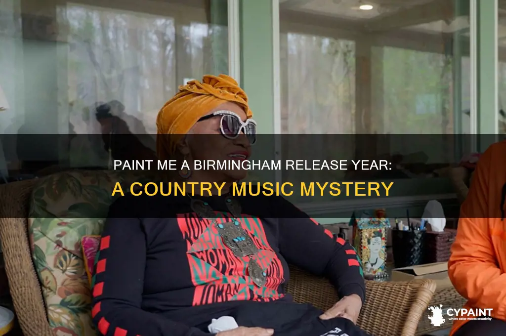 what year was paint me a birmingham release