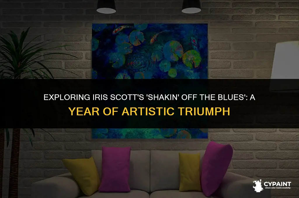 what year was shakin off the blues iris scott paint