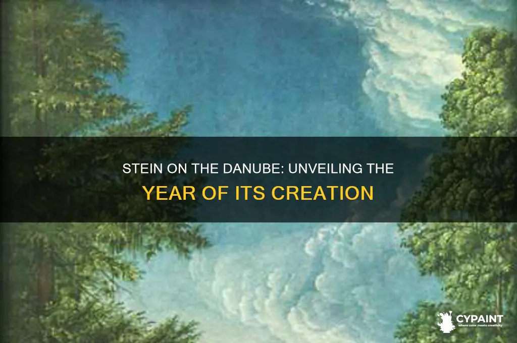 what year was stein on the danube painted