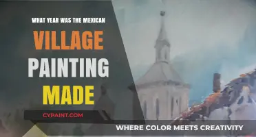 Unveiling the Creation Year of the Mexican Village Painting