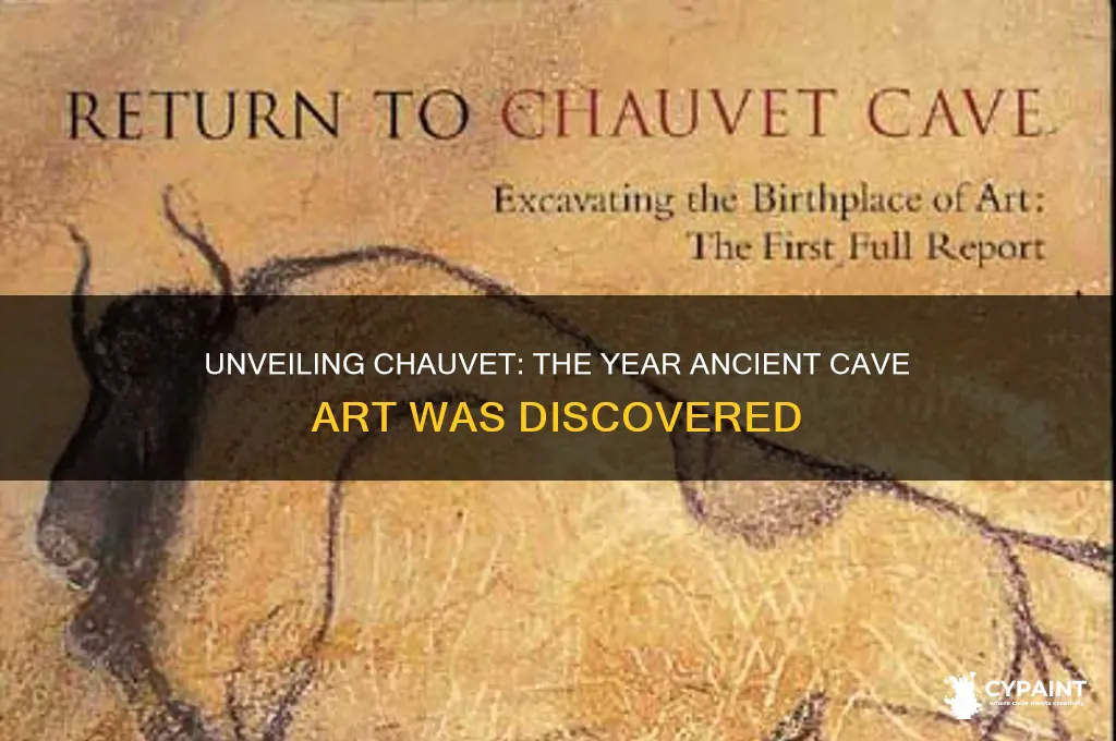 what year were the chauvet cave paintings discovered