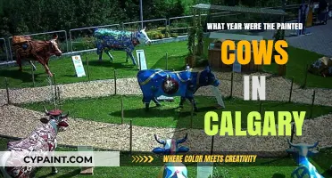 Calgary's Iconic Painted Cows: Unveiling the Year of Their Arrival