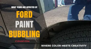 Ford Paint Bubbling: Affected Model Years and Solutions Explained