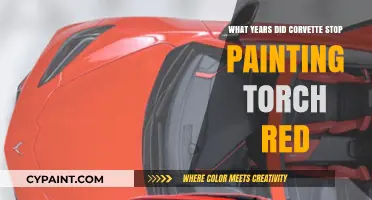 When Did Corvette Discontinue Torch Red Paint Option?