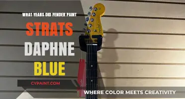 Daphne Blue Fender Stratocaster: Unveiling the Iconic Paint Years