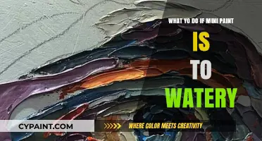 How to Salvage Watery Mini Paint
