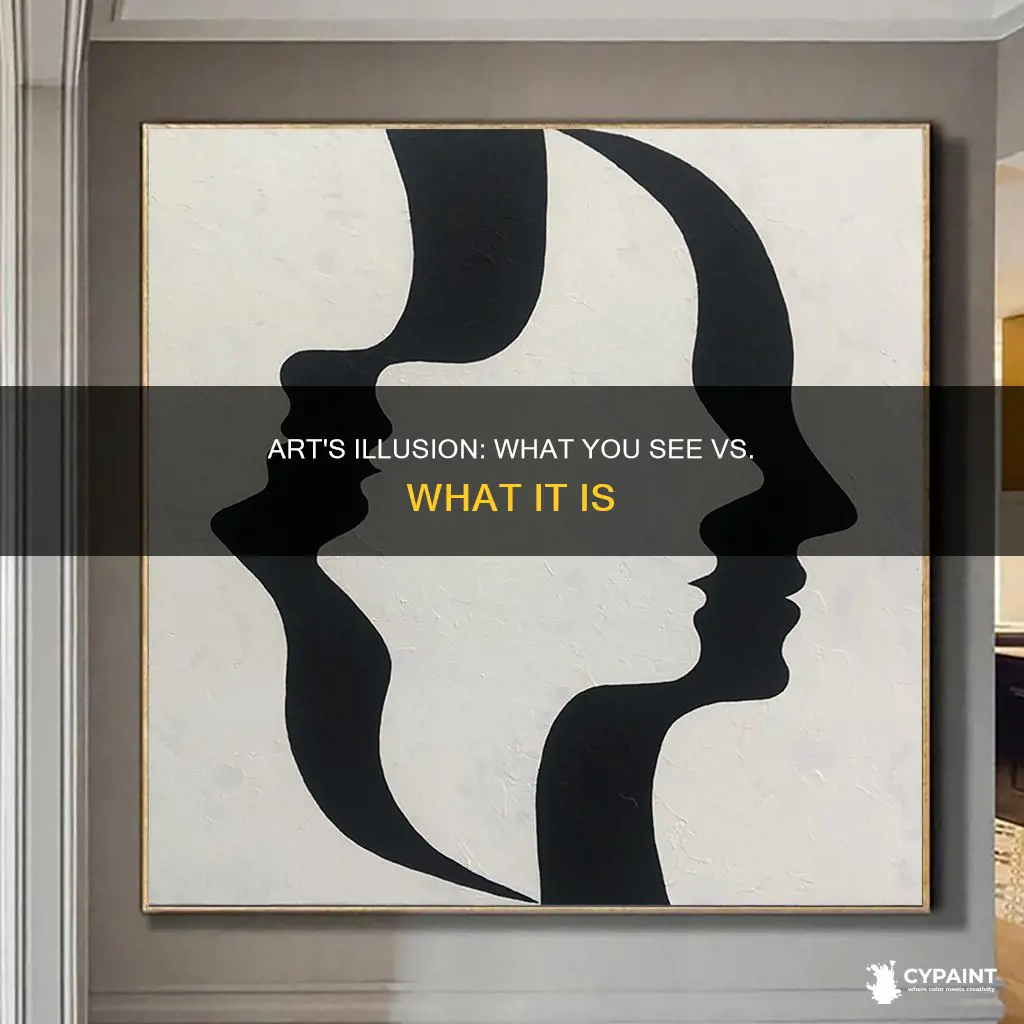 what you see vs what it is art painting