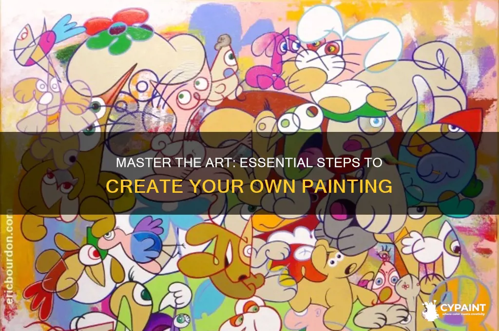 what you should do to create a painting