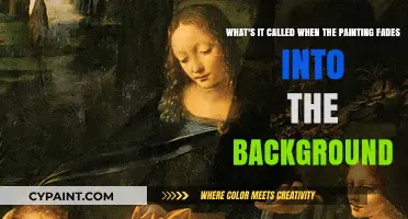 Exploring the Artistic Technique of Fading Paintings into Backgrounds