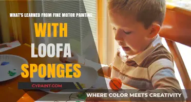 Exploring Fine Motor Skills: Painting with Loofa Sponges