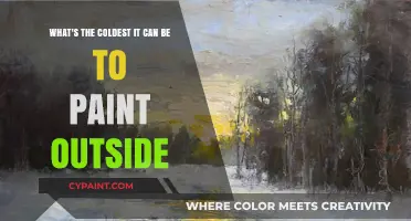 Chilly Brushstrokes: The Coldest Conditions for Outdoor Painting