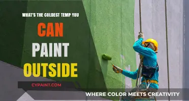 Painting in the Cold: What's the Temperature Cutoff?