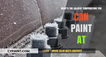 Painting in the Cold: What's the Temperature Limit?