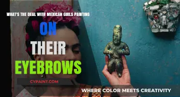 Exploring the Vibrant Trend of Eyebrow Art Among Mexican Girls